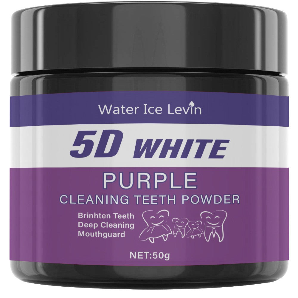 Purple Tooth Powder Breath Freshener for Oral & Gum Care - 50g