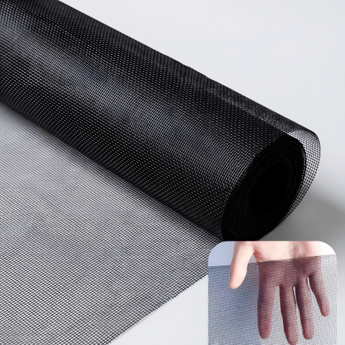 304 Stainless Steel Window Screen Roll - 36in x 48ft, Black