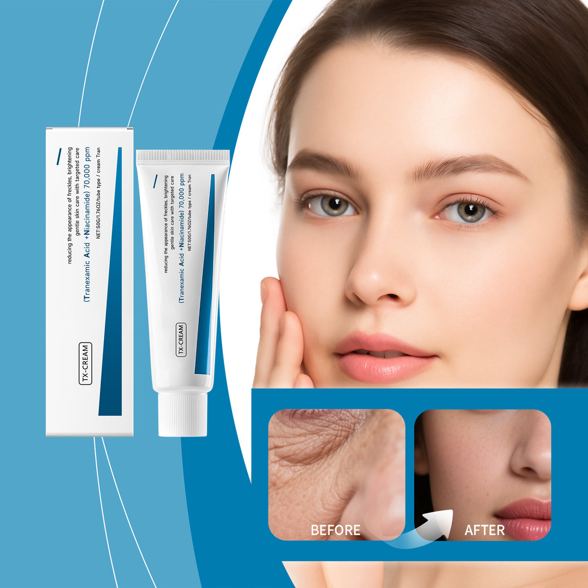 Brightening Spot-Reducing Face Cream - 50g Daily Skin Care Solution