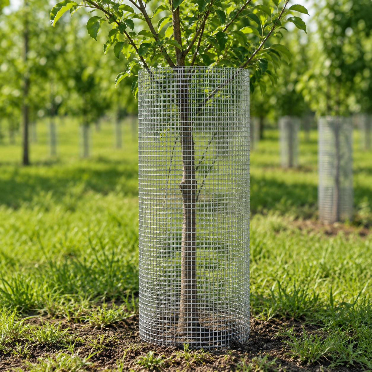 24in x 100ft Silver Metal Mesh Chicken Wire Roll for Fencing