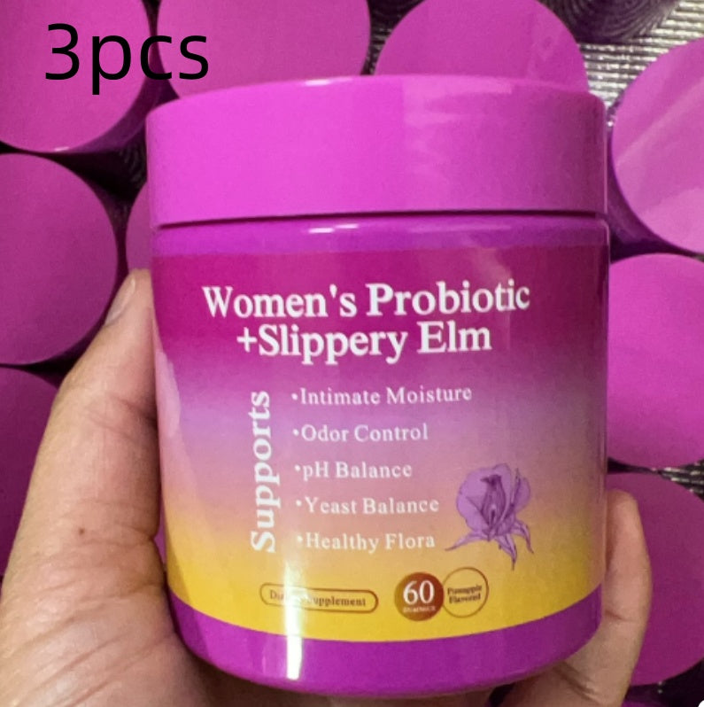 Probiotic Gummies for Women - 60 Pineapple Flavor Tablets