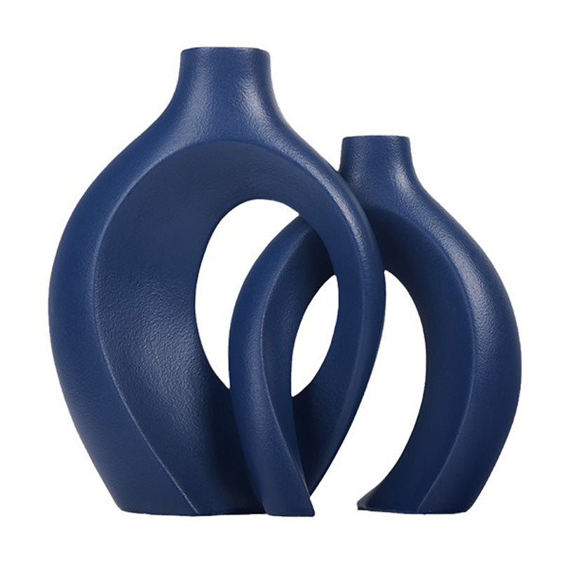 Hydroponic Vase for Home & Garden - Decorative Ceramic Plant Container