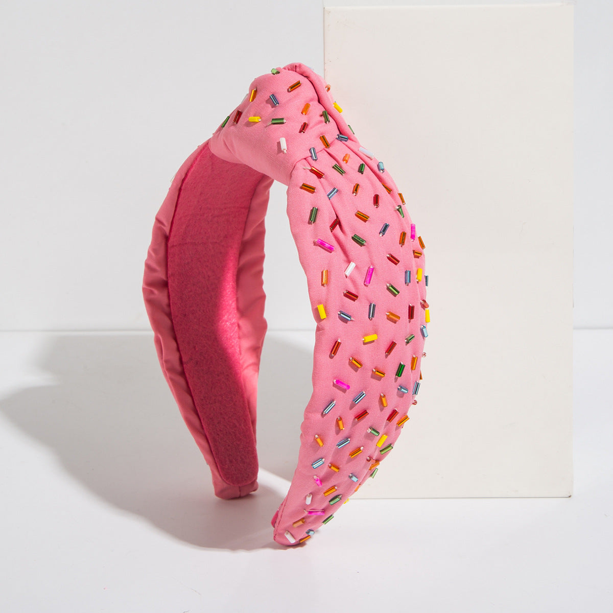Fashion Hand-Stitched Glass Tube Headband with Temperament - Multiple Colors