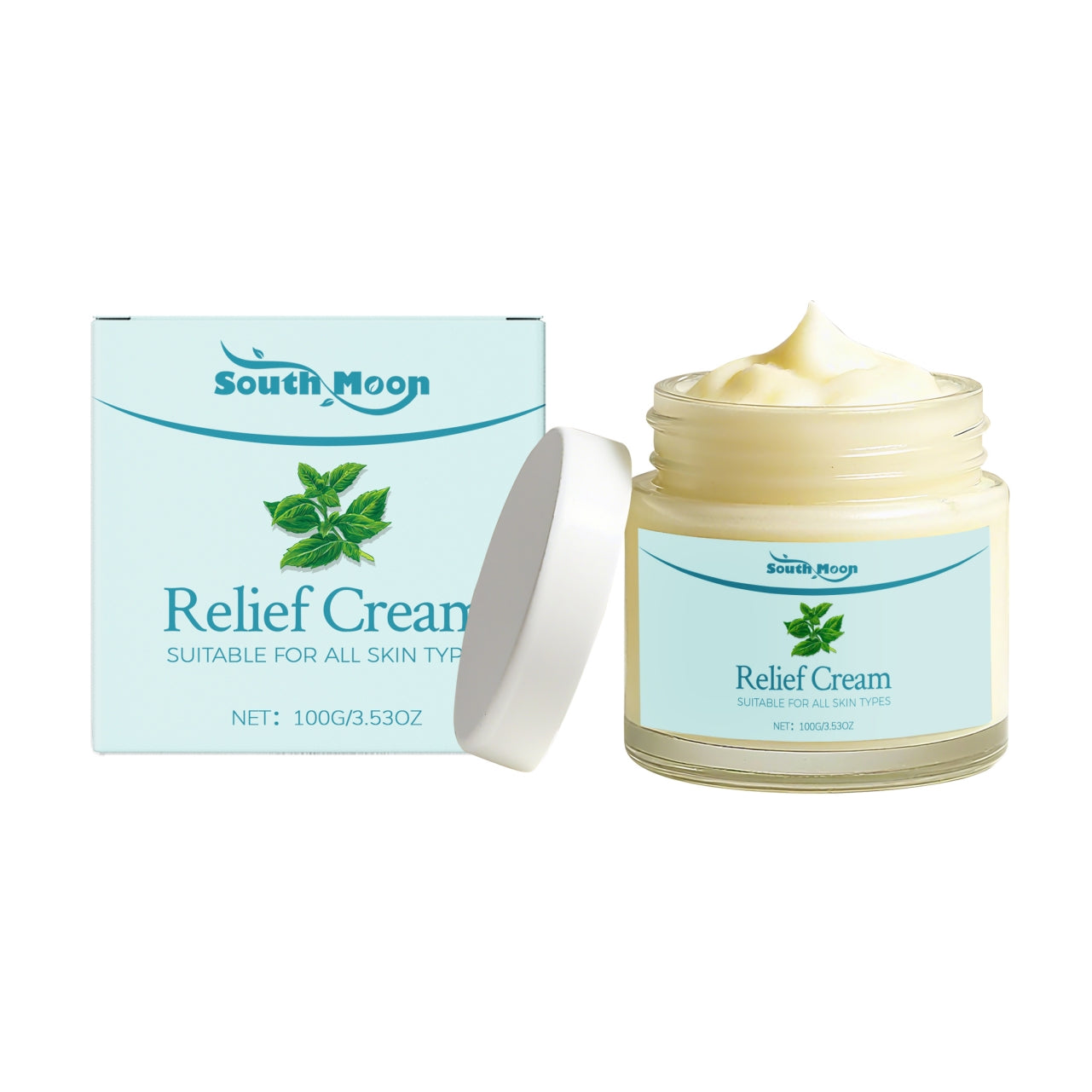 Relief Cream - 100g Pain & Skin Care Cream for Face, Body & Sensitive Skin