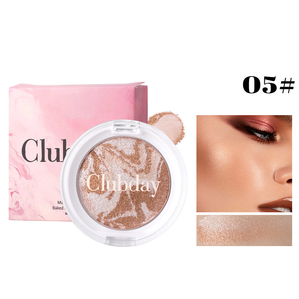 Marble Pattern All-in-One Face Palette - Highlighter, Blush & Bronzer
