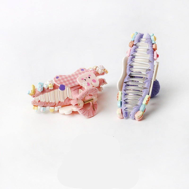 Cute Cartoon Hair Clip - Resin Animal Design