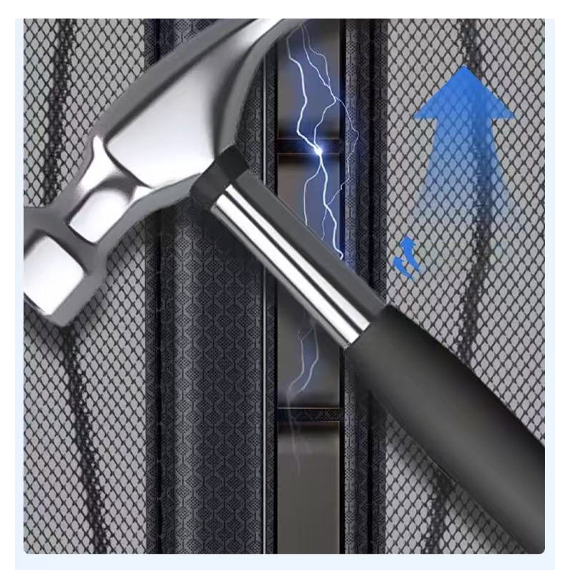 Magnetic Mosquito Screen Door Curtain - Fine Mesh, Pet Friendly, Easy Install