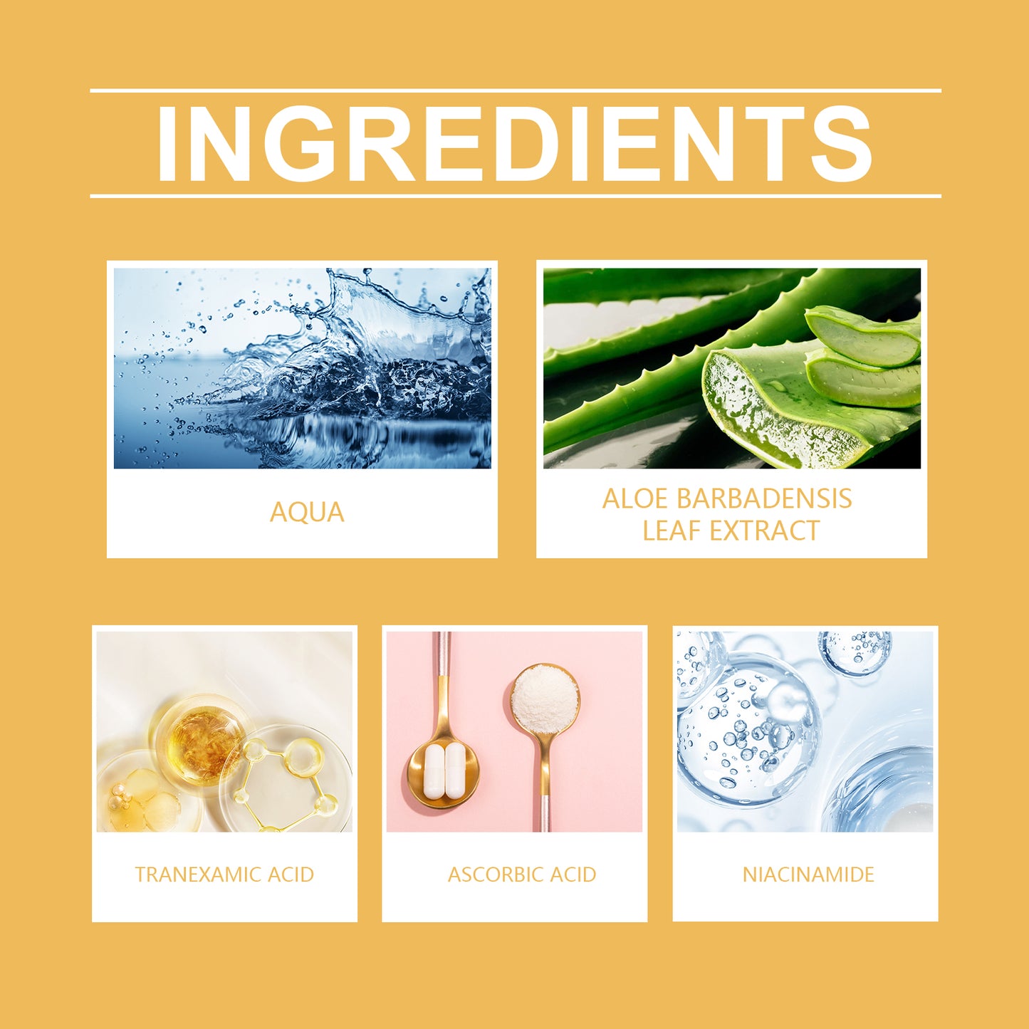 Brightening Skin Care Cream with Vitamin C & Niacinamide - Multiple Sizes