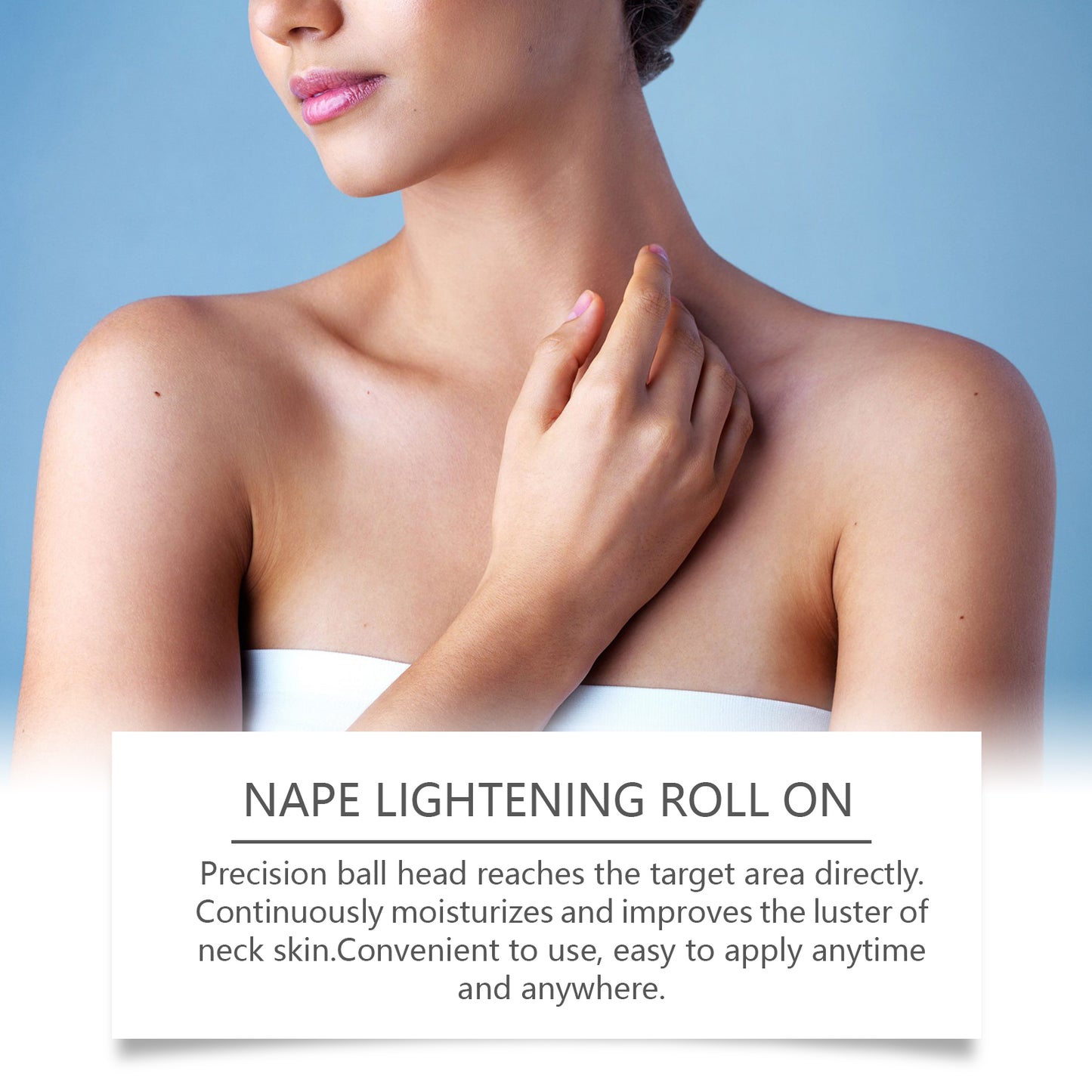 Moisturizing Neck Care Massage Ball with Urea & Rainbow Algae Extract