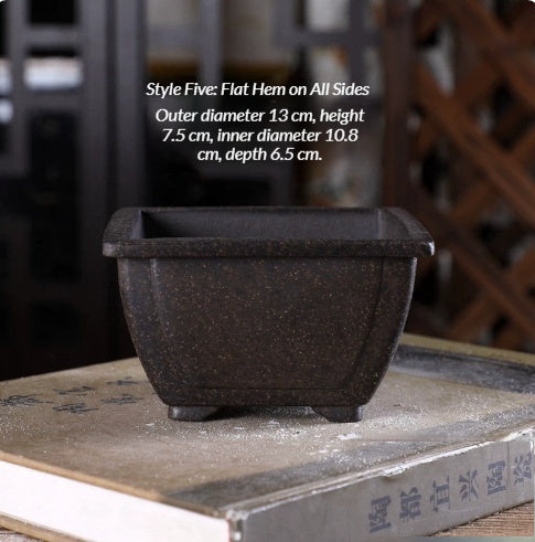 Yixing Clay Flower Pot for Coffee Table Use - Multiple Styles & Variations