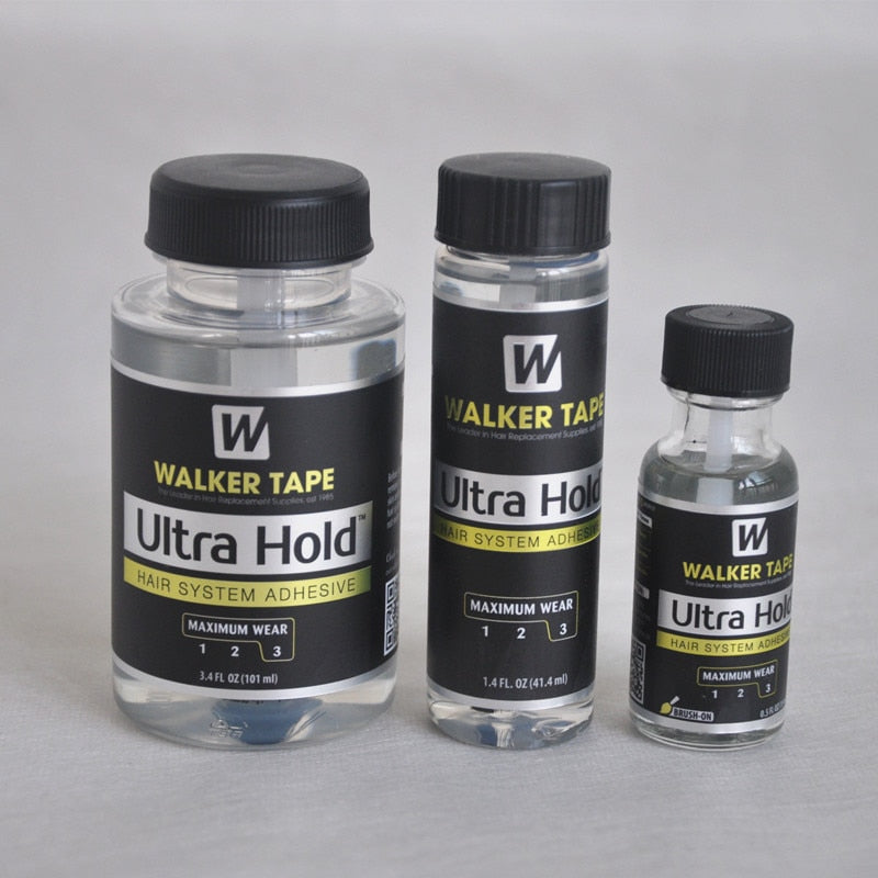 Hair Extension Tape Glue Salon Bundle - Black, 101ml & 41.4ml Variants