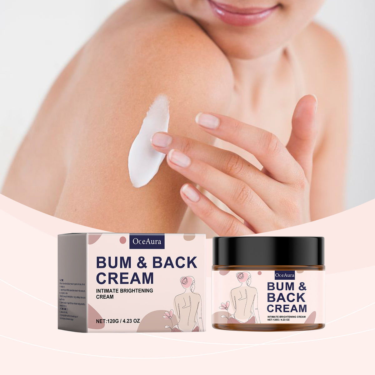 Nourishing Care Body Skin Uniform Color Hip Back Hydrating