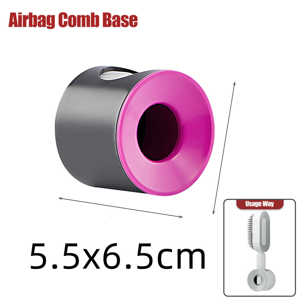 Self-Cleaning Hair Brush with 3D Air Cushion for Scalp Massage & Detangling