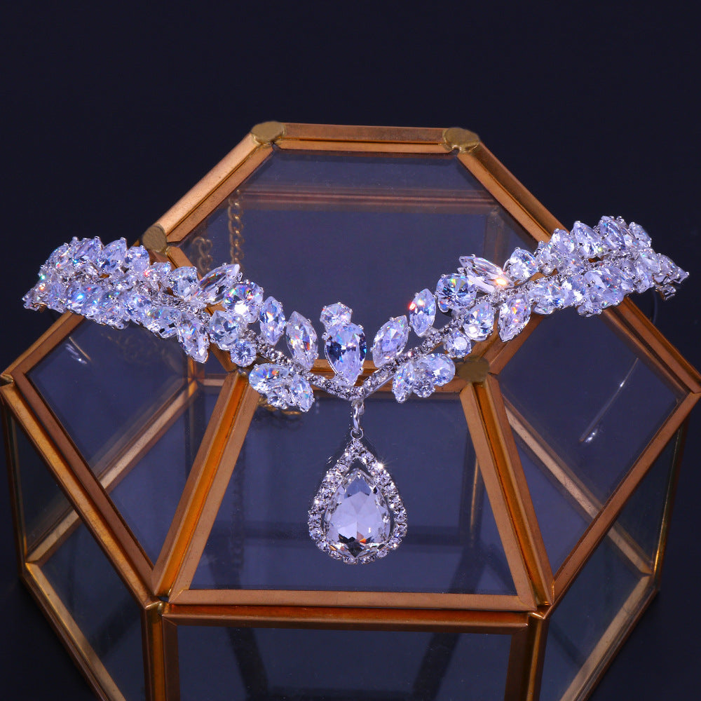 Zircon Head Chain Bridal Headband
