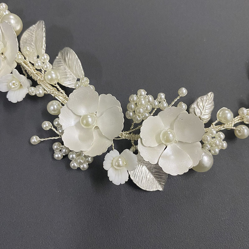 Flower Bride Hairband - Alloy Hair Accessory