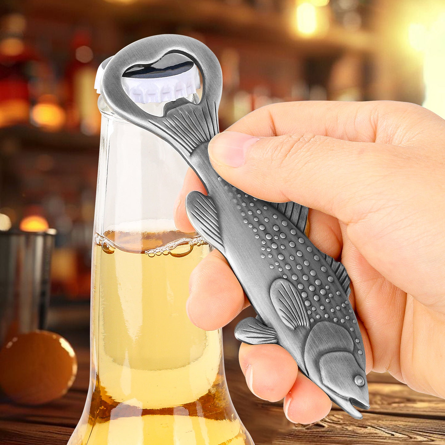 Creative Sea Bass Bottle Opener - Unique Bar Tool for Enthusiasts