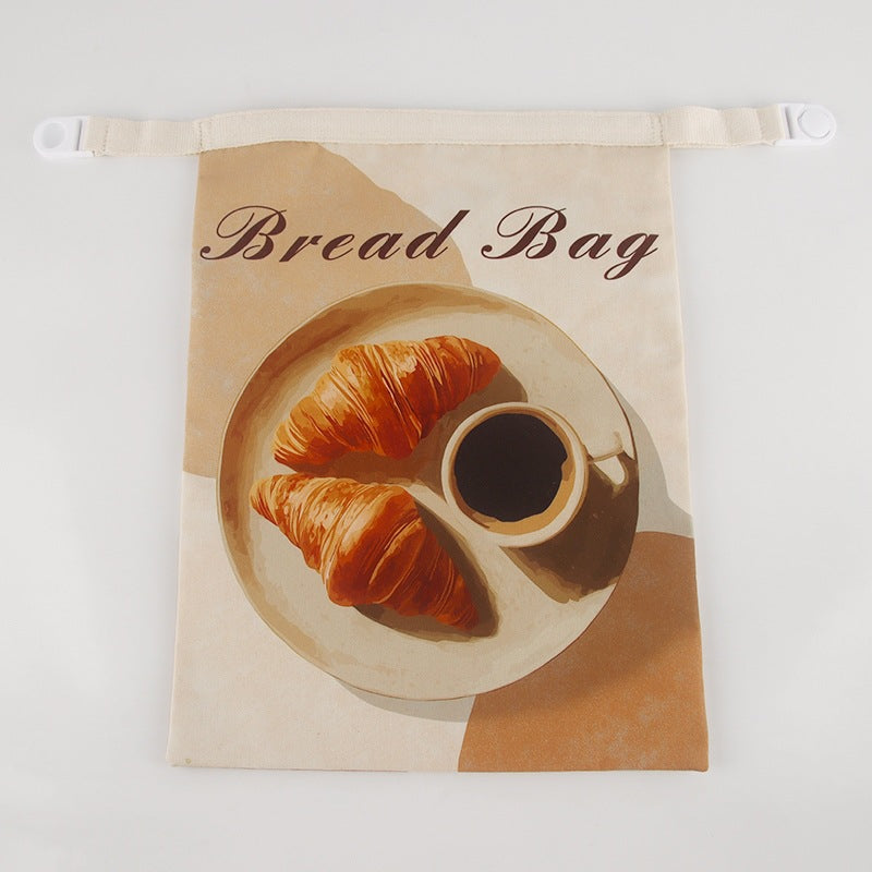 Reusable Beeswax Bread Bag Double Layer Eco-Friendly Storage Bag