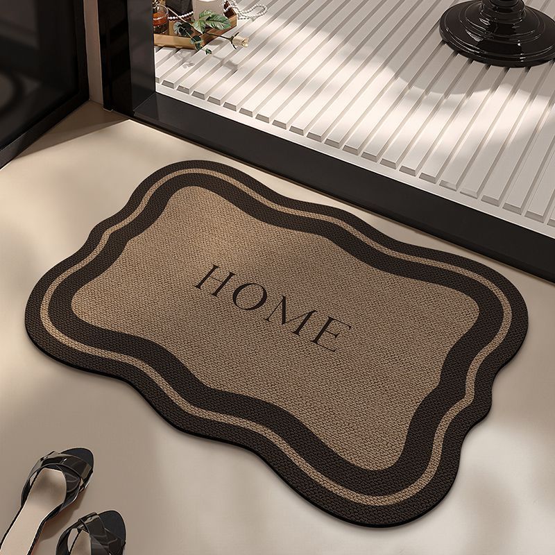 Water-Absorbent Non-Slip Quick-Drying Shower Mat for Home Bathroom