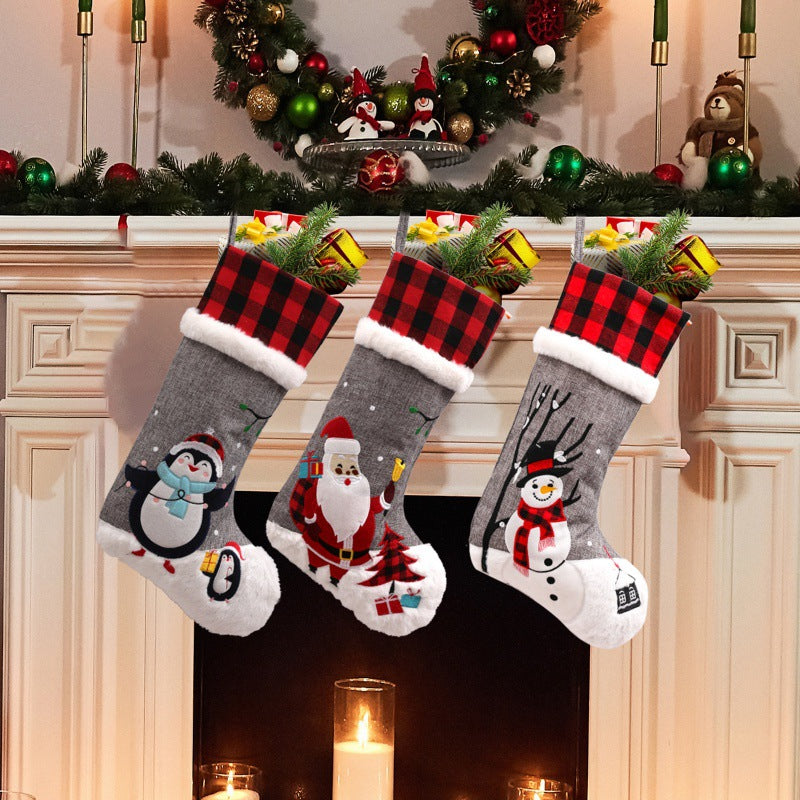 Christmas Checkered Socks for Kids - Holiday Gift, Multiple Colors