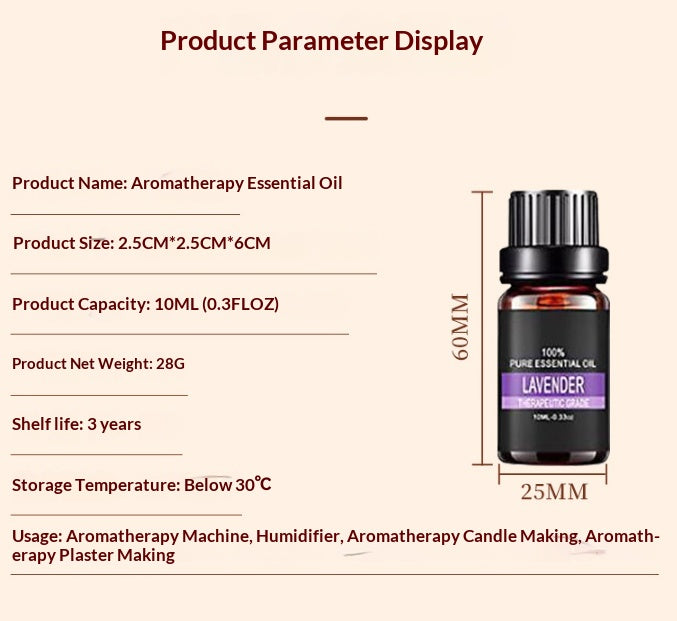 Essential Oil Kit - 6pc Aromatherapy Set, 10ml