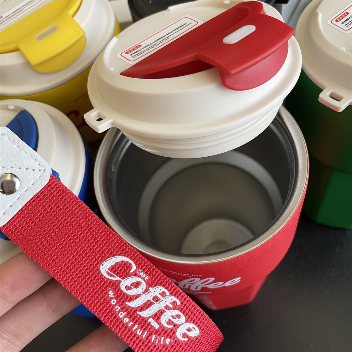 Food Grade Stainless Steel Coffee Cup with Insulation - 420ml