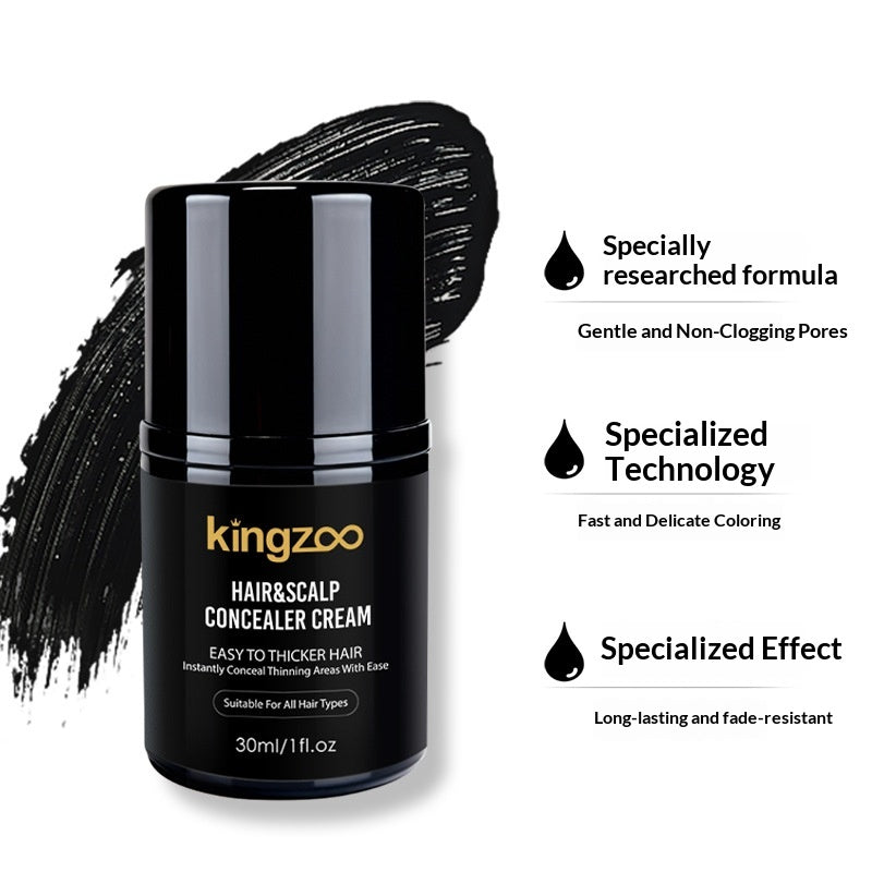 Scalp-Friendly Hair Dye Cream - Sweat-Resistant, Natural Color