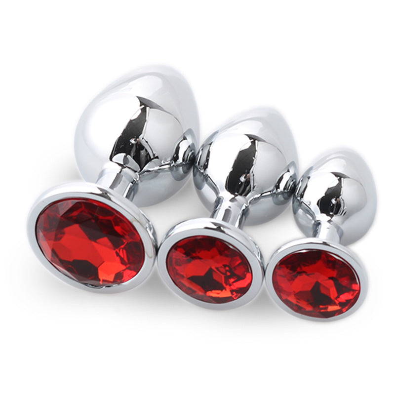 Metal Anal Plug Set - Adult Leisure Toys for Backdoor Stimulation