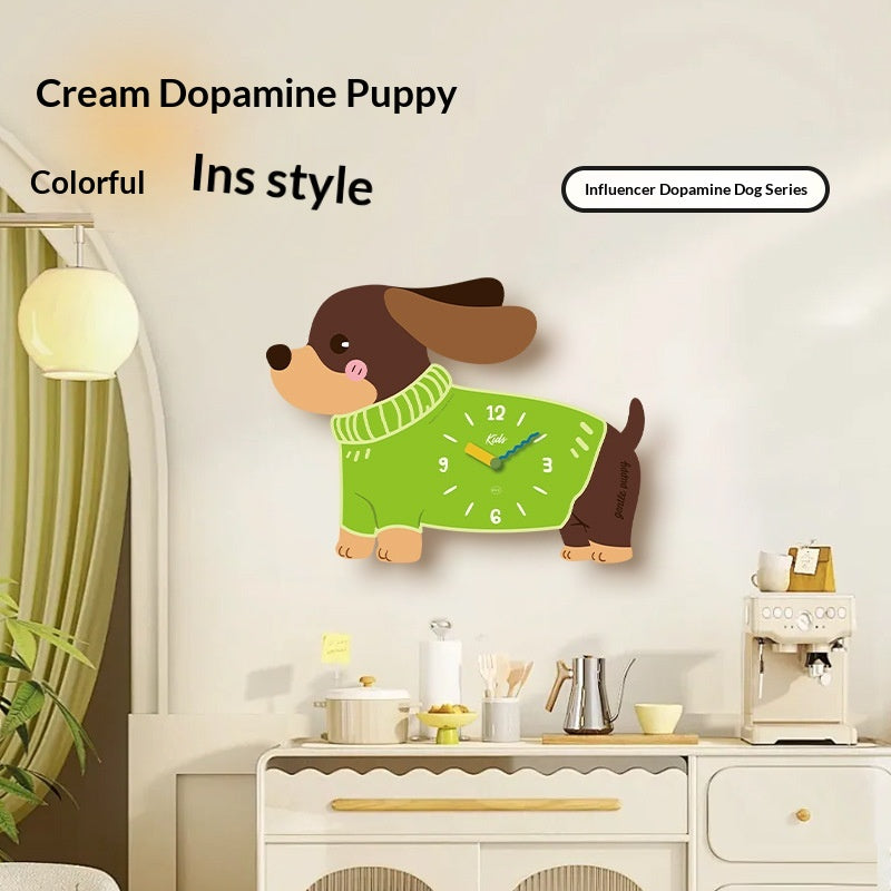 Creative Decorative Wall Clock for Pets and Dogs - Multiple Styles