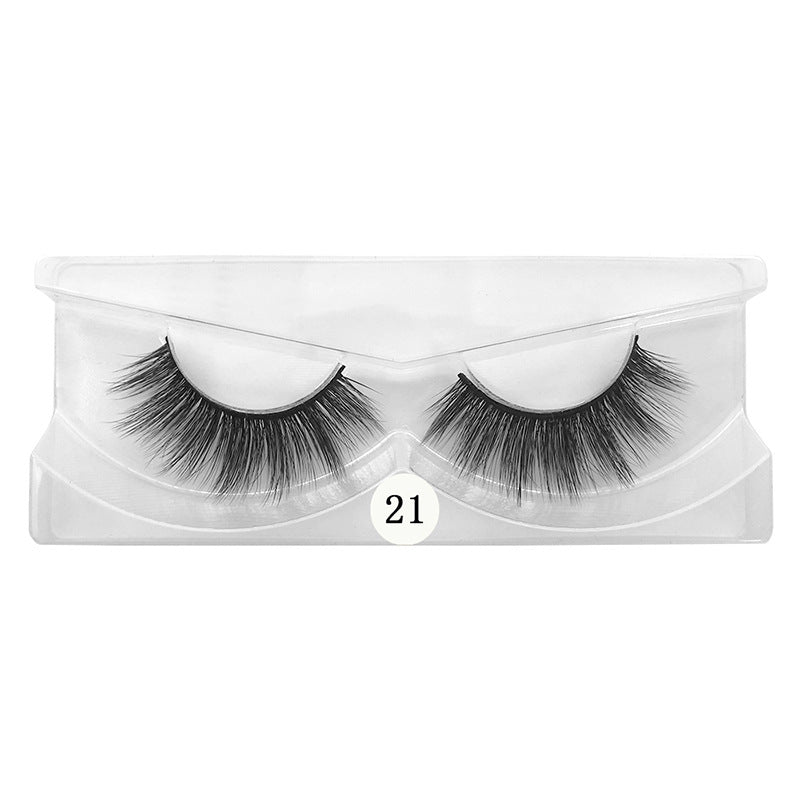 Multi-Layer 3D False Eyelashes Set Natural Volume Style - 1 Pair