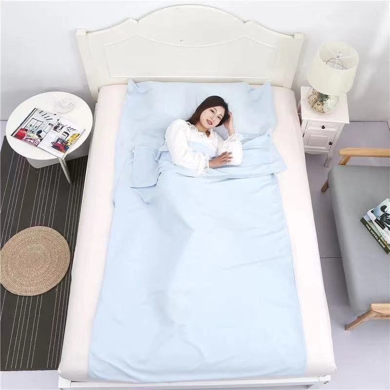 Ultra-Light Cotton Sleeping Quilt Cover - Anti-Dirt Travel Bed Sheet