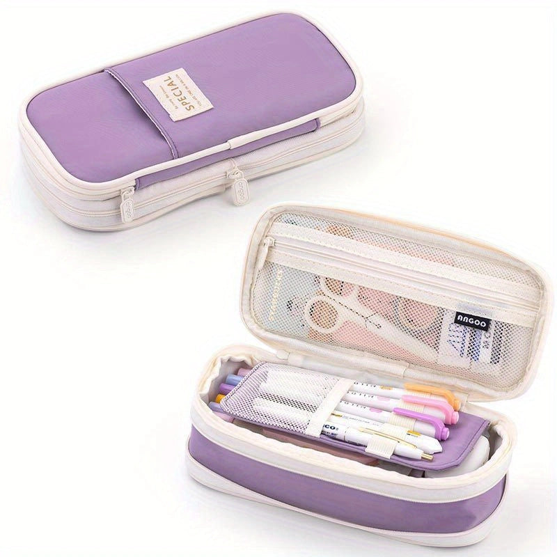 Large Capacity Pencil Case Organizer Stationery Storage Bag for Students