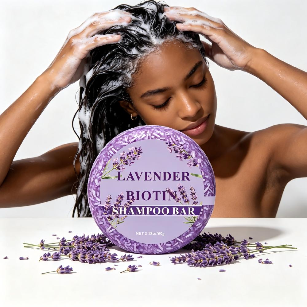 Lavender Biotin Shampoo Bar - 60g