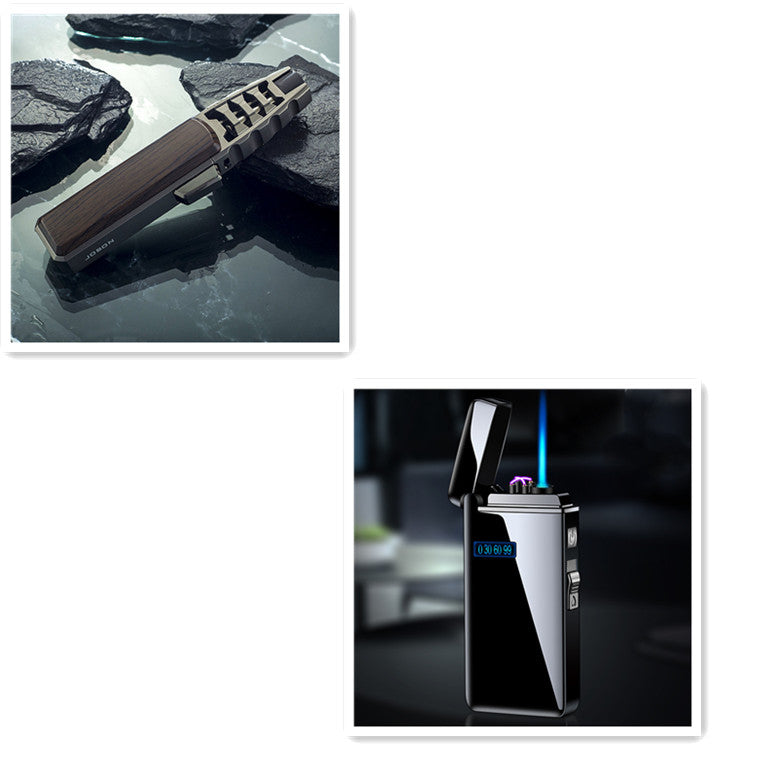 Windproof Gas Lighter for Outdoor Barbecue and Grilling - Creative Style