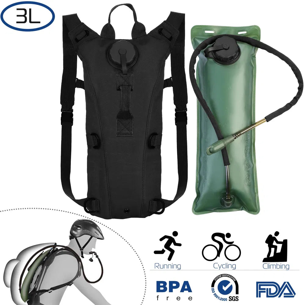 3L Tactical Hydration Pack with Adjustable Straps