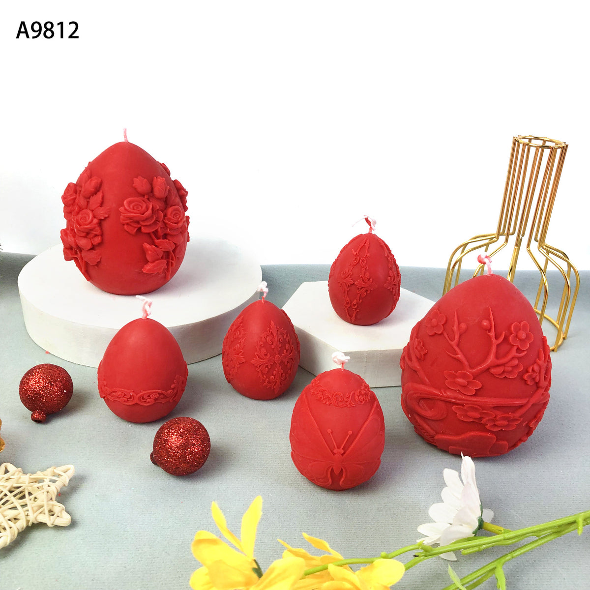 Egg Silicone Mold for Baking, Chocolate, Candle Making & Crafts - Irregular Shapes