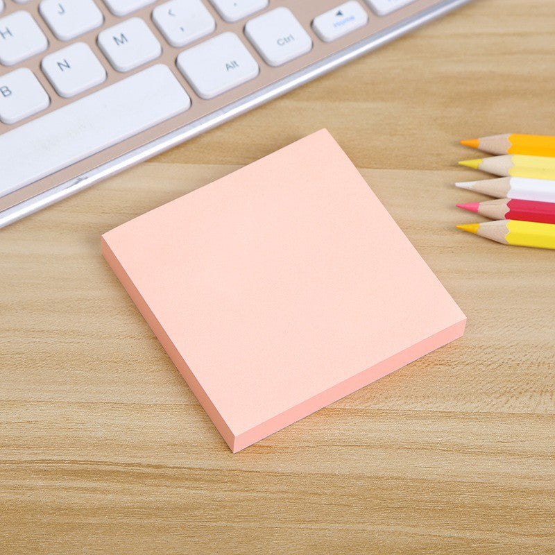 Fluorescent Color Sticky Notes Set - 100 Pages Home Office Supplies