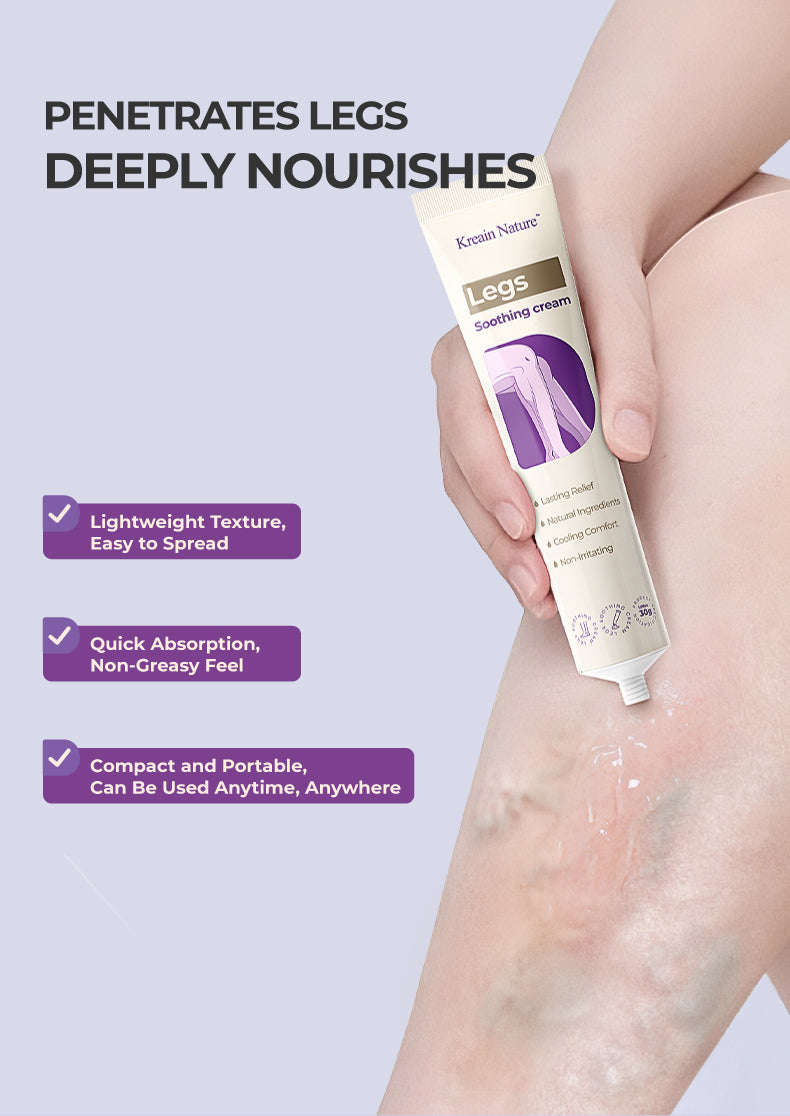 Varicose Vein Relief Cream with Centella Asiatica Root Extract