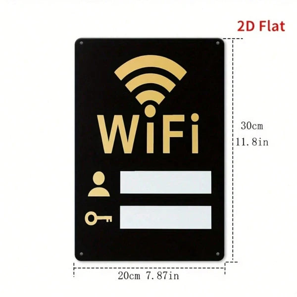 Metal Tin Sign Wall Decoration - 20 cm x 20 cm