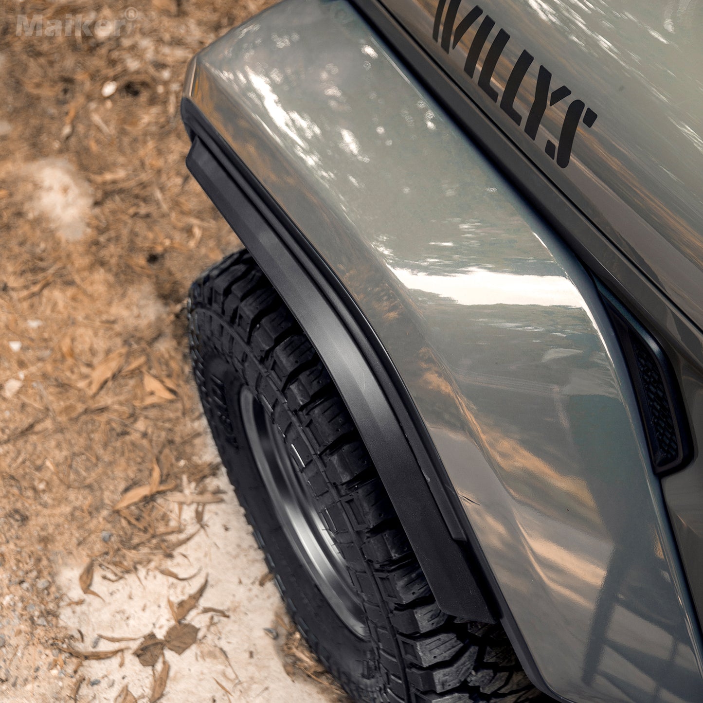 Front & Rear Fender Flares for 2018-2026 Jeep Wrangler JL & JLU - Black