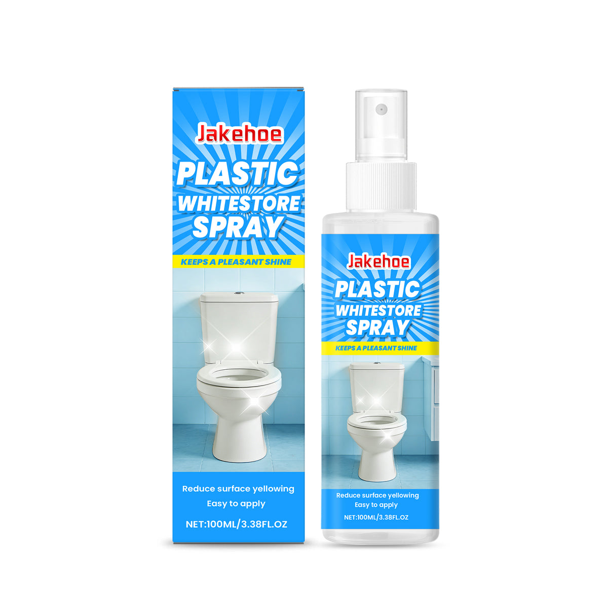 Yellowing Plastic Spray - 100ml Kitchen Storage Solution