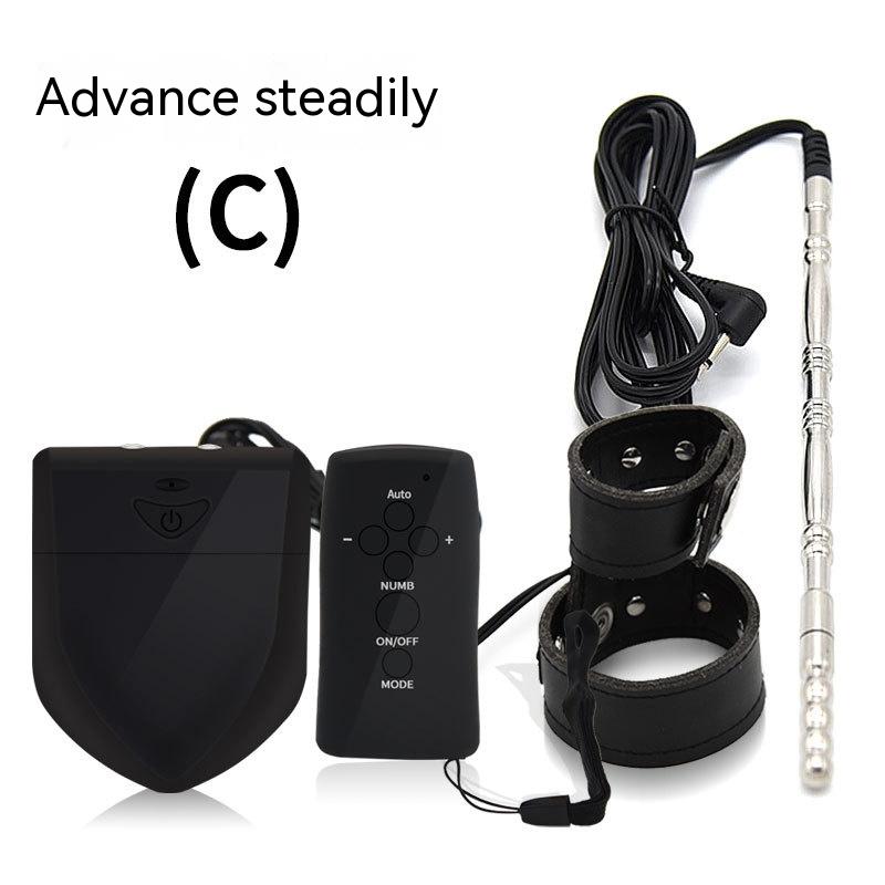 Men's Electric Shock Penis Ring Urethral Plug with Remote Control - Adult Wellness