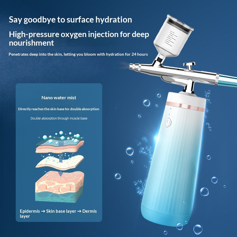 Home Use Oxygen Infusion Device with Facial Spray & Multiple Colors