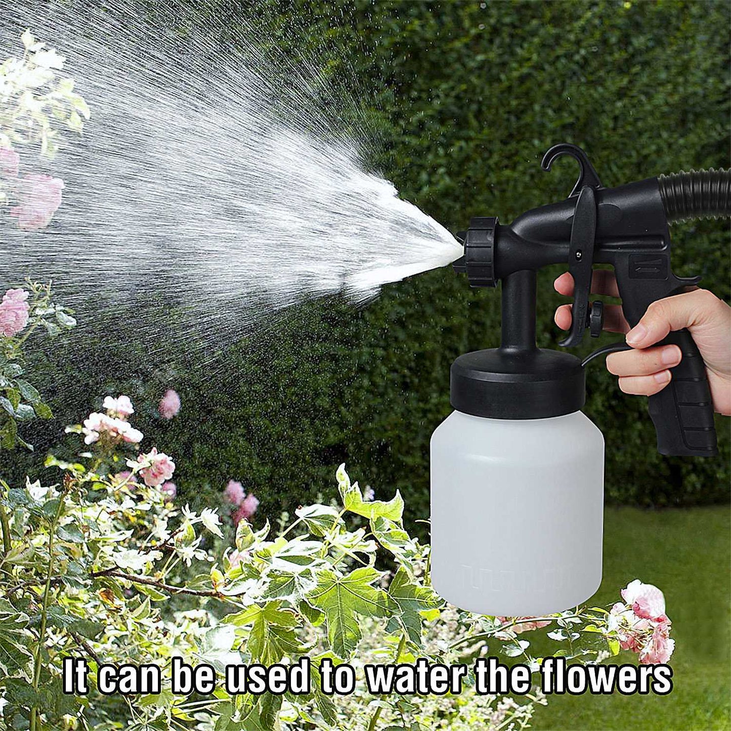800ML HVLP Paint Sprayer with 3 Modes & Removable Container - Garden Tools