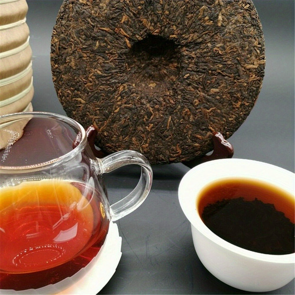 Aged Raw Pu-erh Tea Cake - 357g Yunnan Ancient Tree Traditional Tea