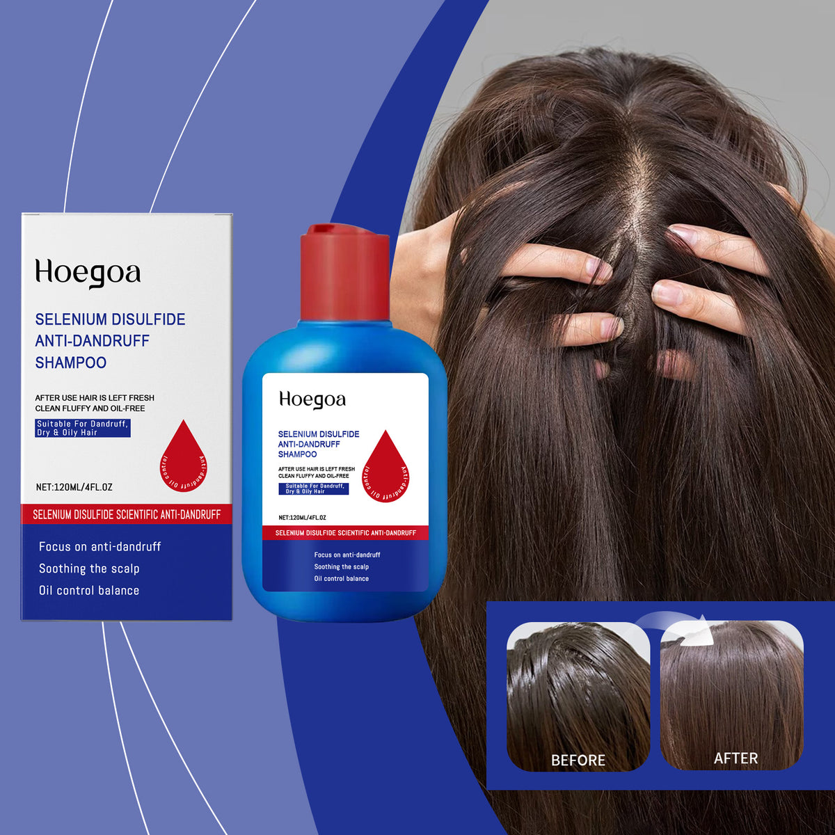 Selenium Disulfide Control Oil Shampoo 120ml