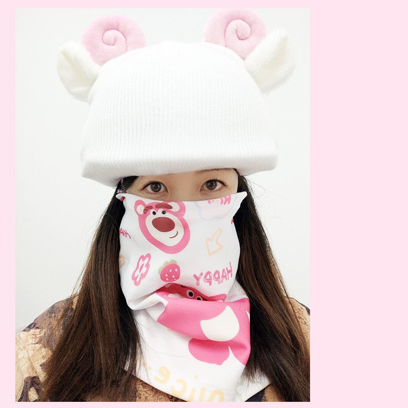 Kids Ski Helmet Cover Cute Animal Design - Multiple Colors & Styles