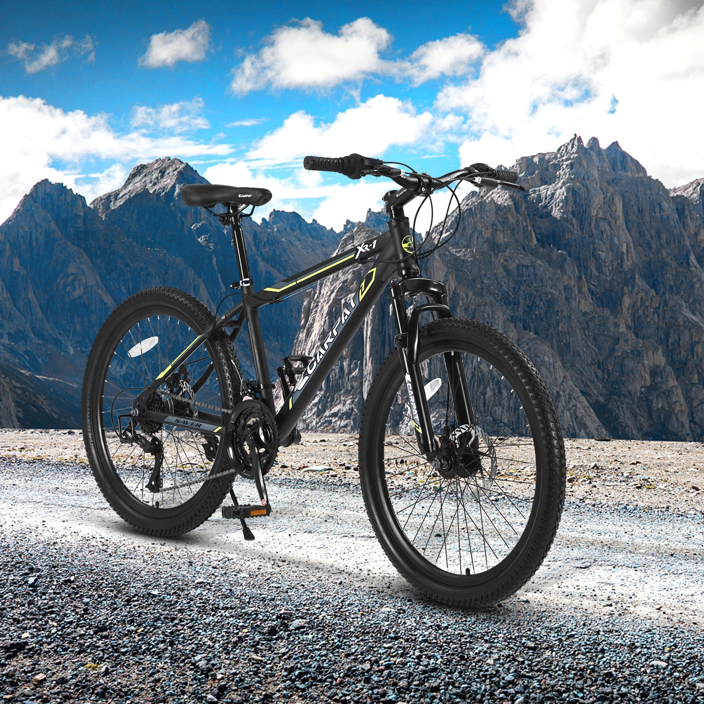 26-Inch Mountain Bike with Shock Absorber & 21-Speed Gears
