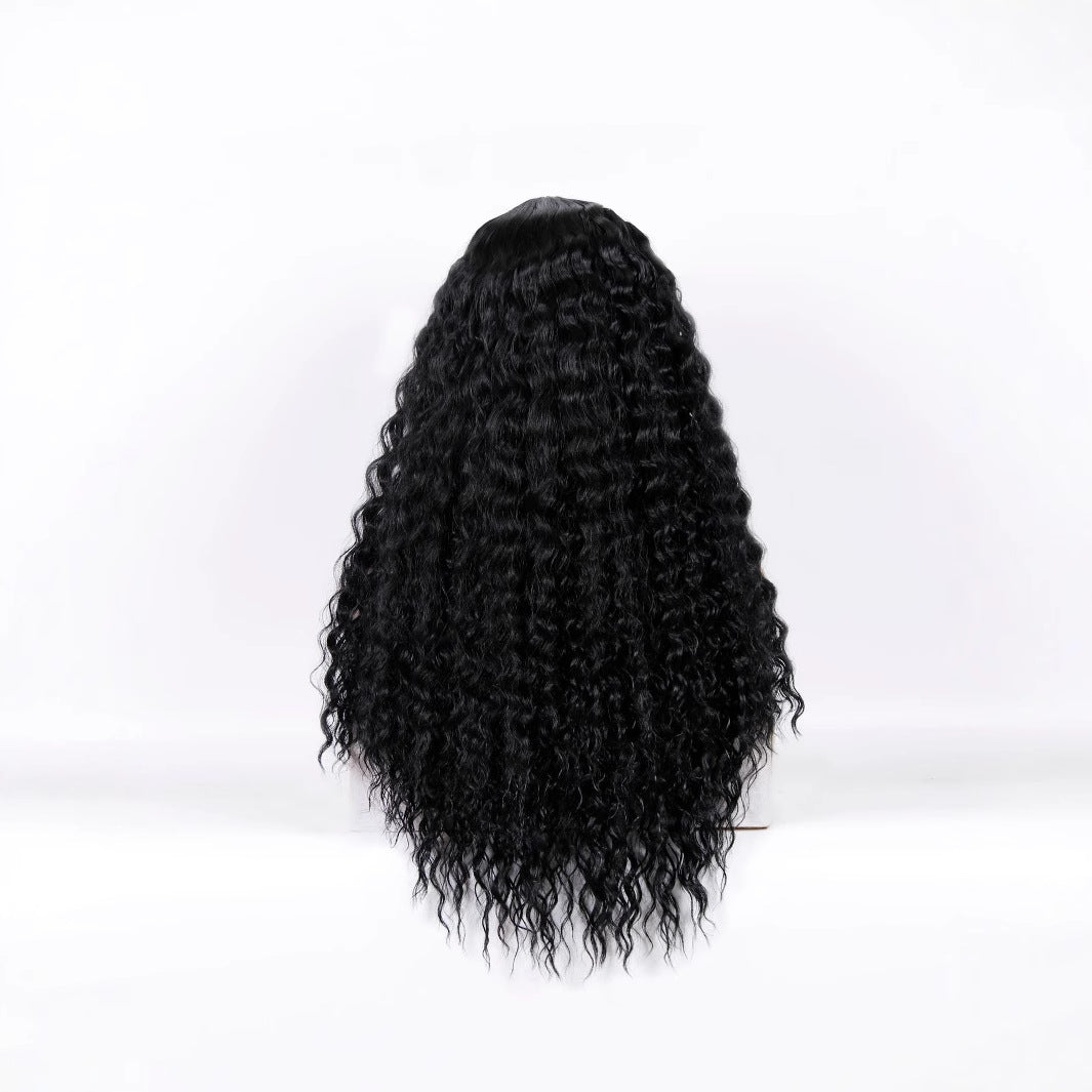 Medium Long Curly Synthetic Wigs for Hair Styling & Costume Use