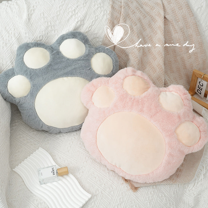Comfortable Living Room Sofa Waist Cushion Plush Pillow for Relaxation