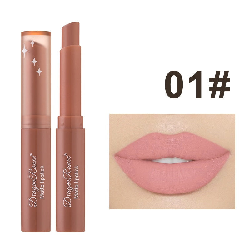 Matte Finish Lipstick Lip Balm Pen - Nude, Brown, Oblique Mouth Shades